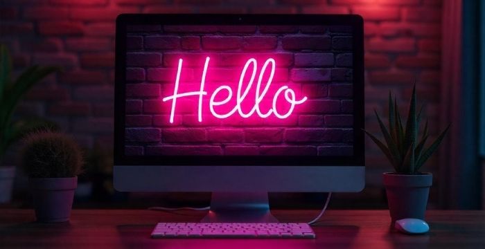 hello sign
