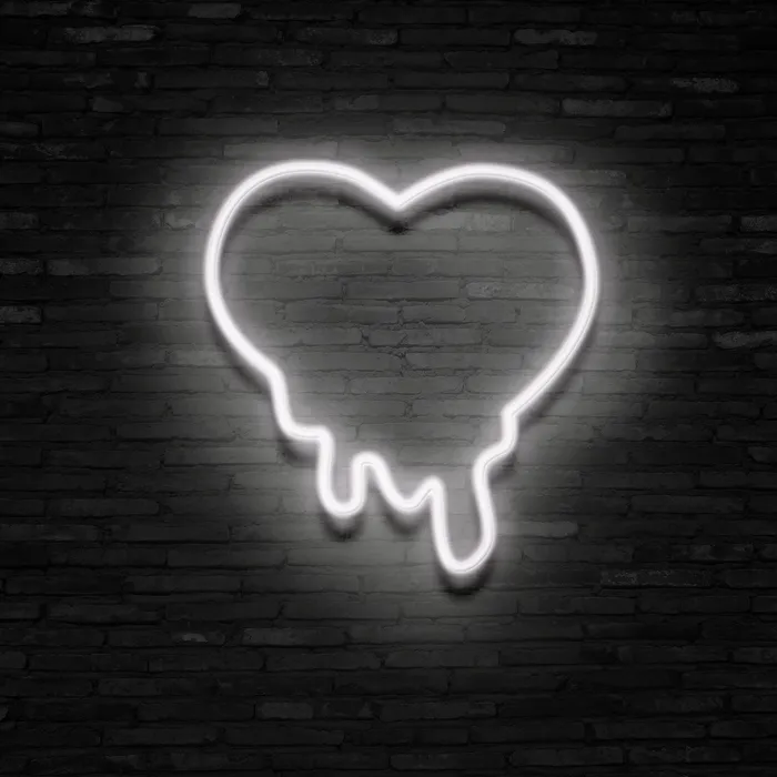 Melting Heart   Neon Sign