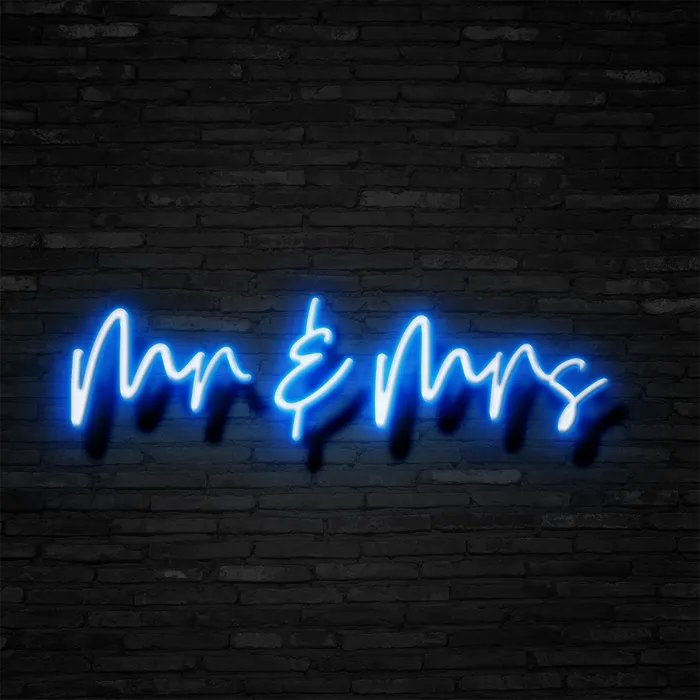 Mr. & Mrs.   Neon Sign