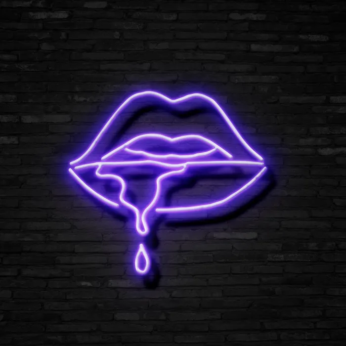 Female Lips   Neon Sign