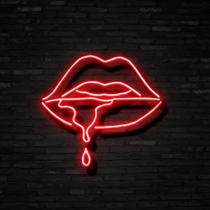 Female Lips   Neon Sign