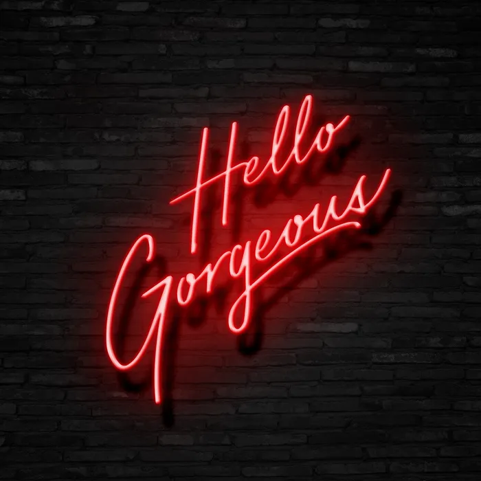 Hello Gorgeous   Neon Sign