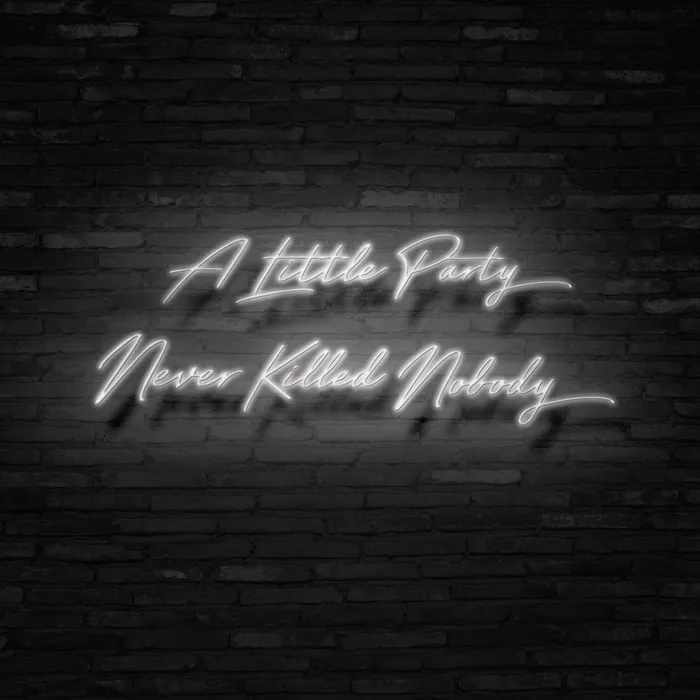 A Little Party Never Killed Nobody   Neon Sign