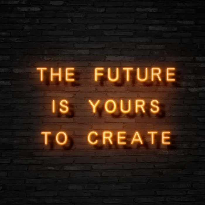 The Future Is Yours   Neon Sign