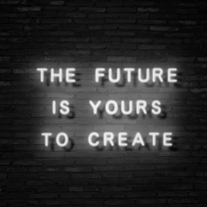 The Future Is Yours   Neon Sign