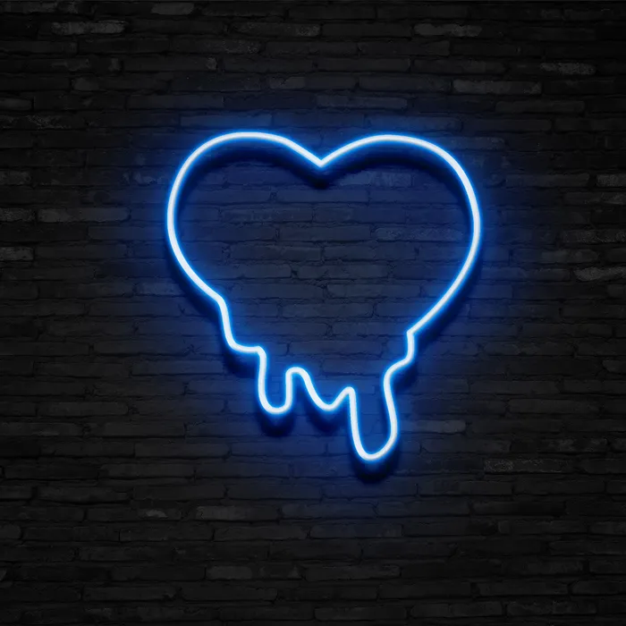 Melting Heart   Neon Sign