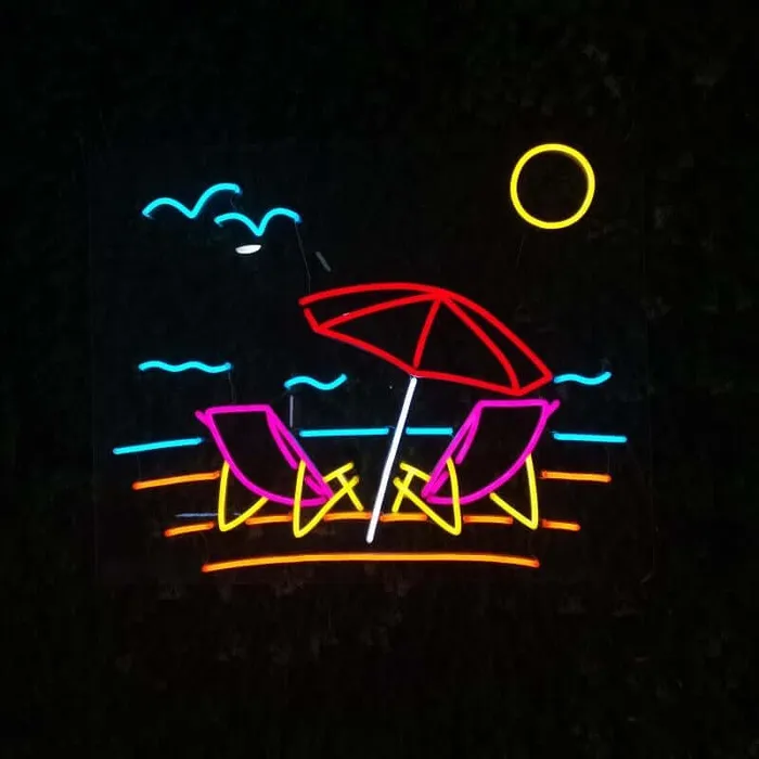 Beach   Neon Sign