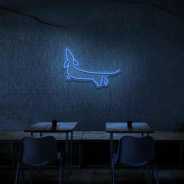 Dacheshund   Neon Sign