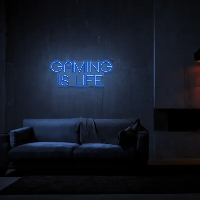 Gaming Is Life   Neon Sign