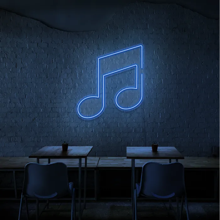 Music Note   Neon Sign