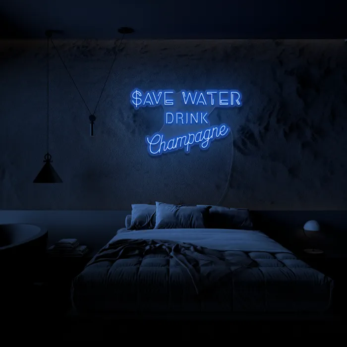 Save Water   Neon Sign