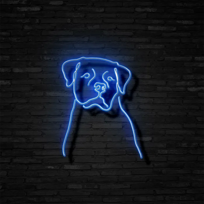 Rottweiler   Neon Sign