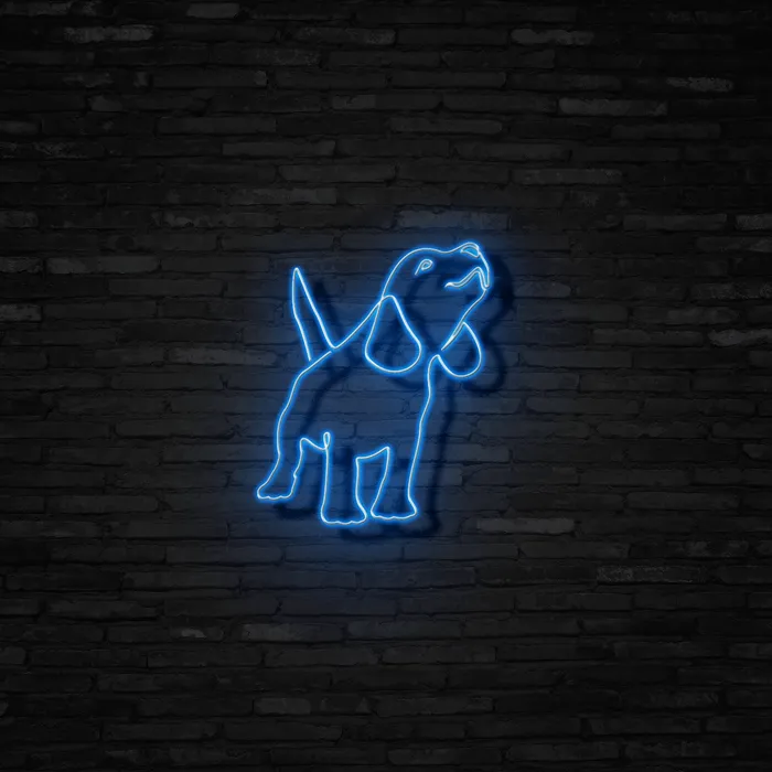 Beagle   Neon Sign