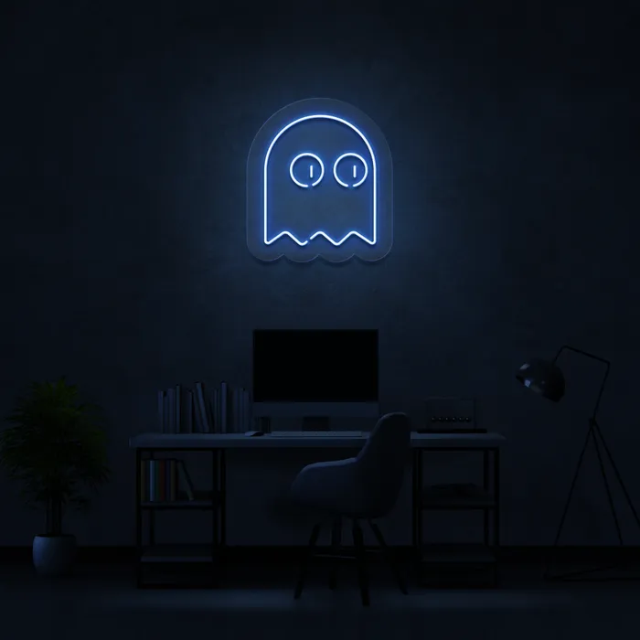 Ghost Man   Neon Sign