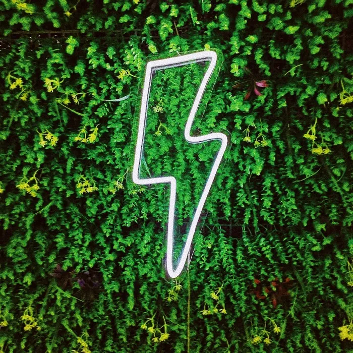 Lightning Strike   Neon Sign