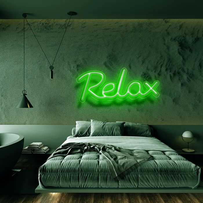 Relax   Neon Sign