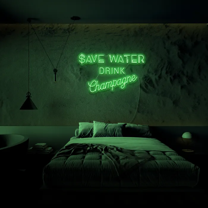 Save Water   Neon Sign