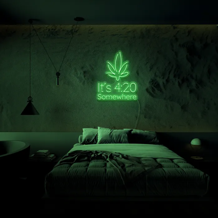 It’s 420 Somewhere   Neon Sign