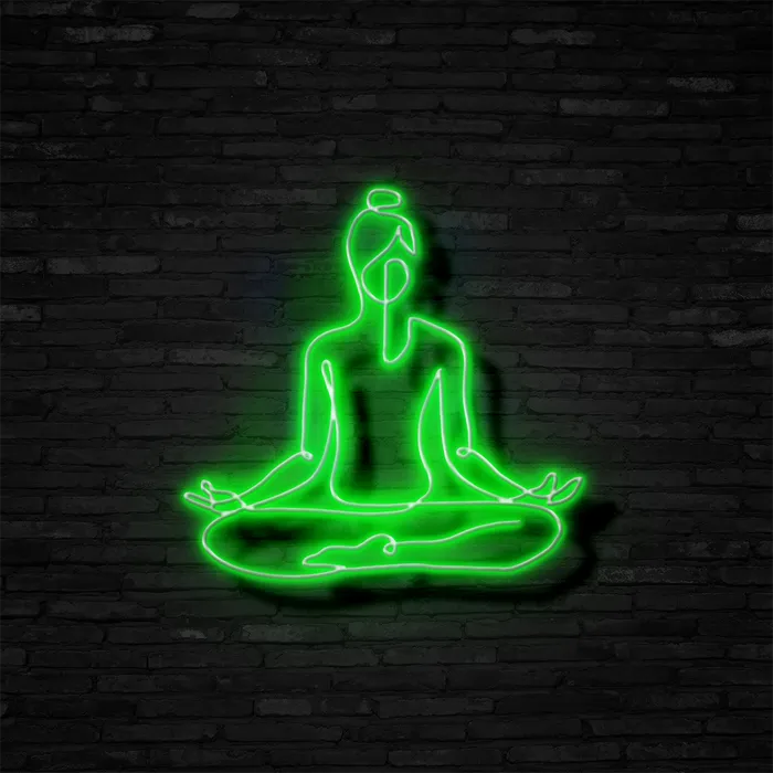 Meditation   Neon Sign