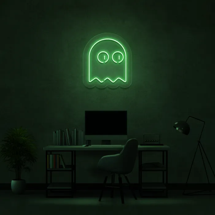 Ghost Man   Neon Sign