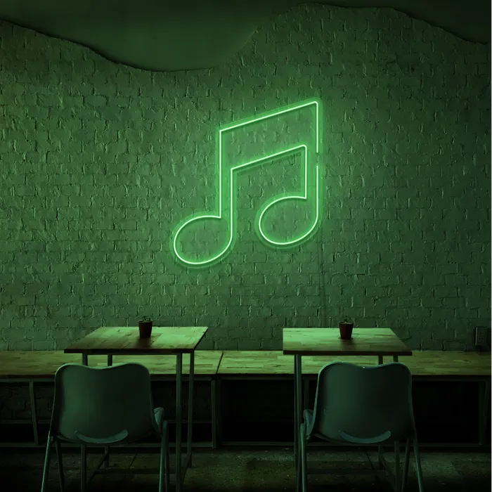 Music Note   Neon Sign