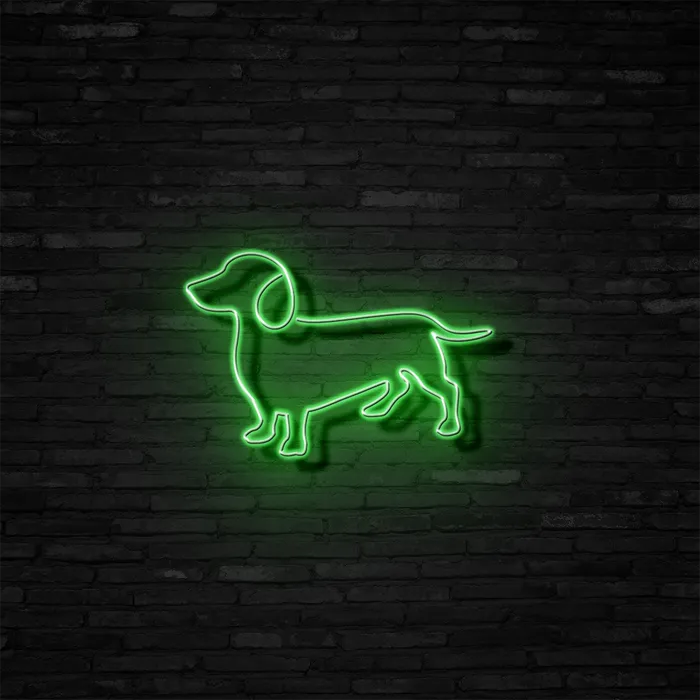 Dachshund    Neon Sign