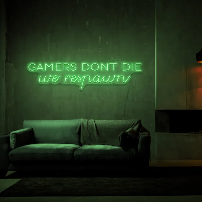 Gamers Don’t Die   Neon Sign