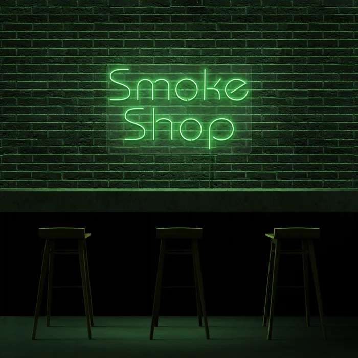 Smoke Shop   Neon Sign