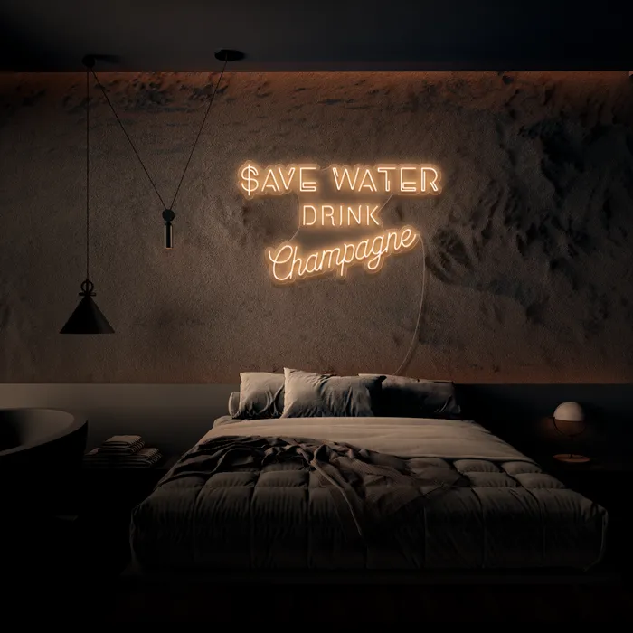 Save Water   Neon Sign