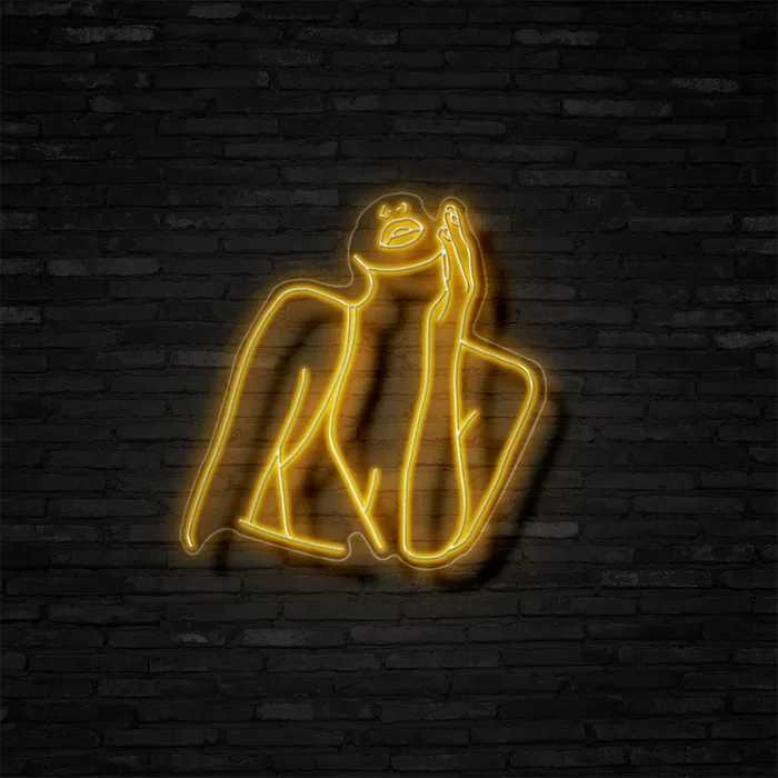 Hold Face   Neon Sign