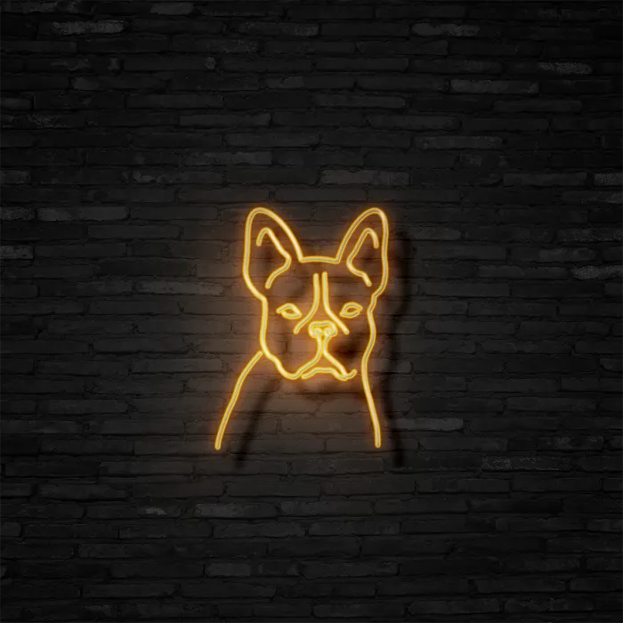 Frenchie   Neon Sign