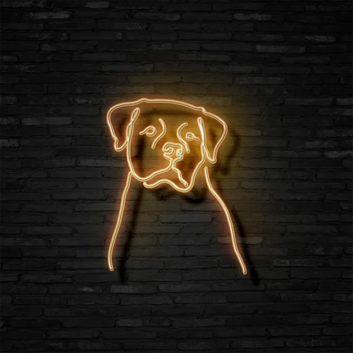 Rottweiler   Neon Sign