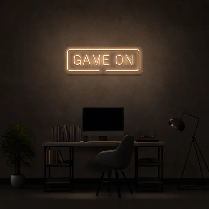 Game On   Neon Sign