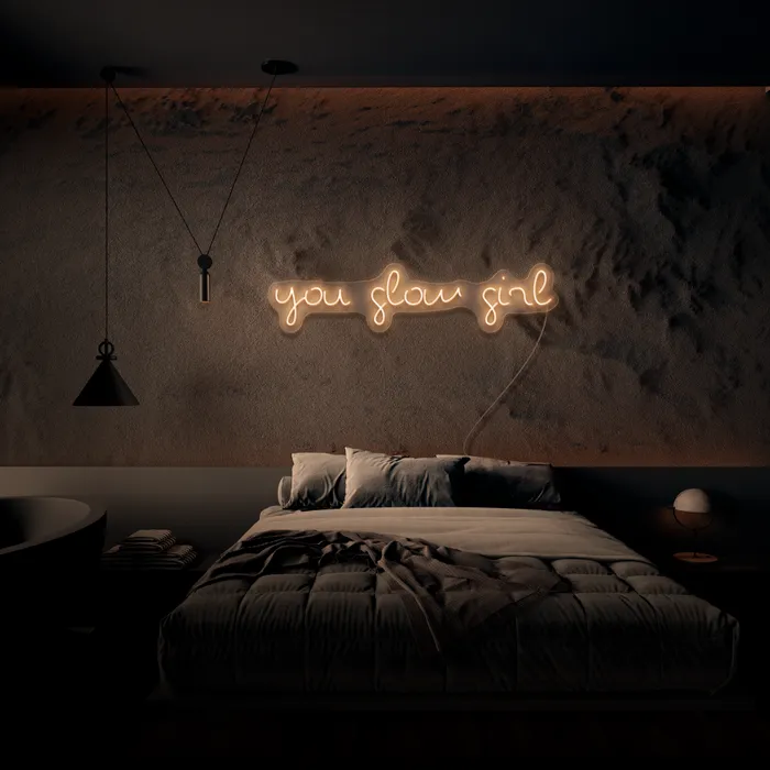 You Glow Girl   Neon Sign