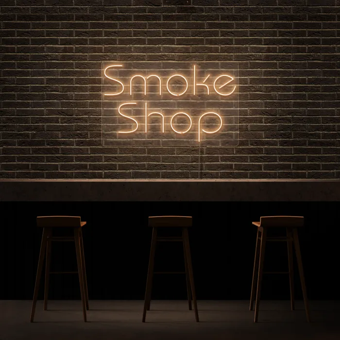 Smoke Shop   Neon Sign