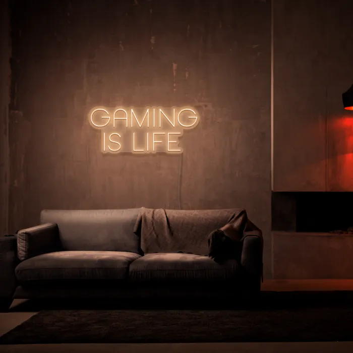 Gaming Is Life   Neon Sign