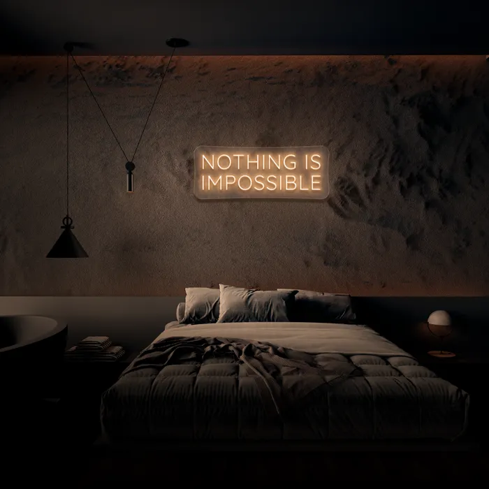 Nothing Is Impossible   Neon Sign