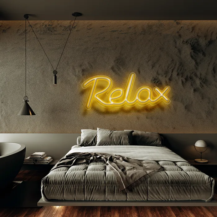 Relax   Neon Sign