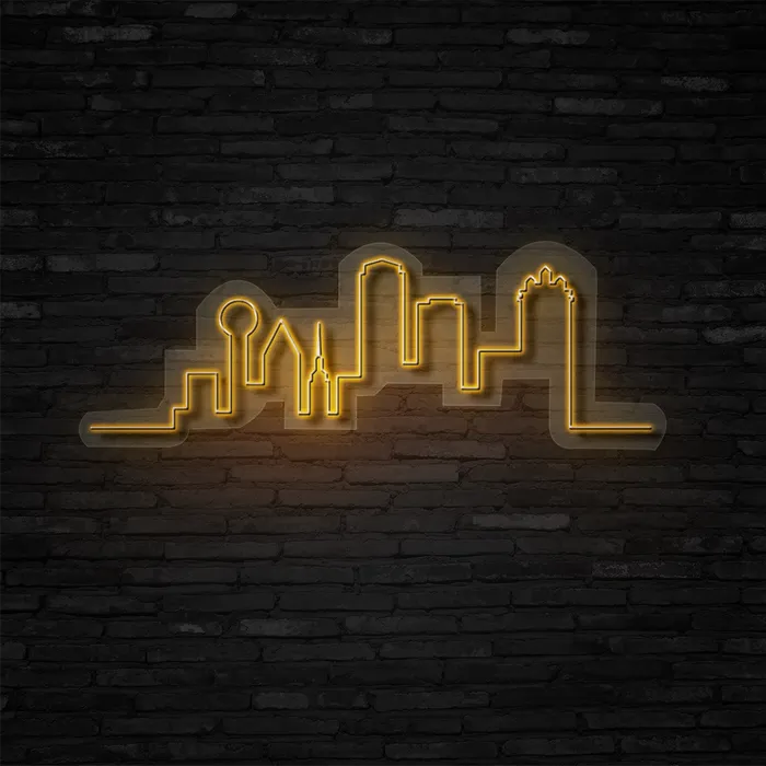 Dallas City   Neon Sign