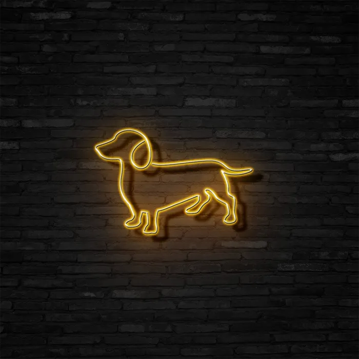 Dachshund    Neon Sign