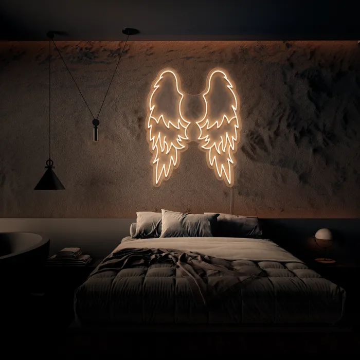 Wings   Neon Sign