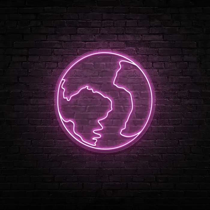 Earth   Neon Sign