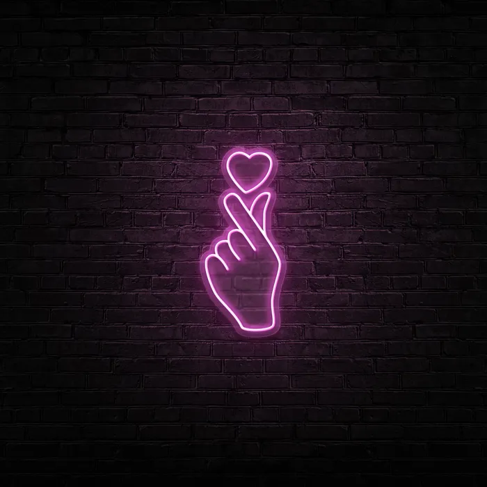 Love At Your Fingertips   Neon Sign