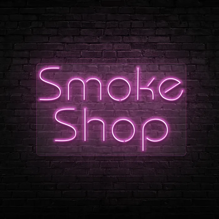 Smoke Shop   Neon Sign