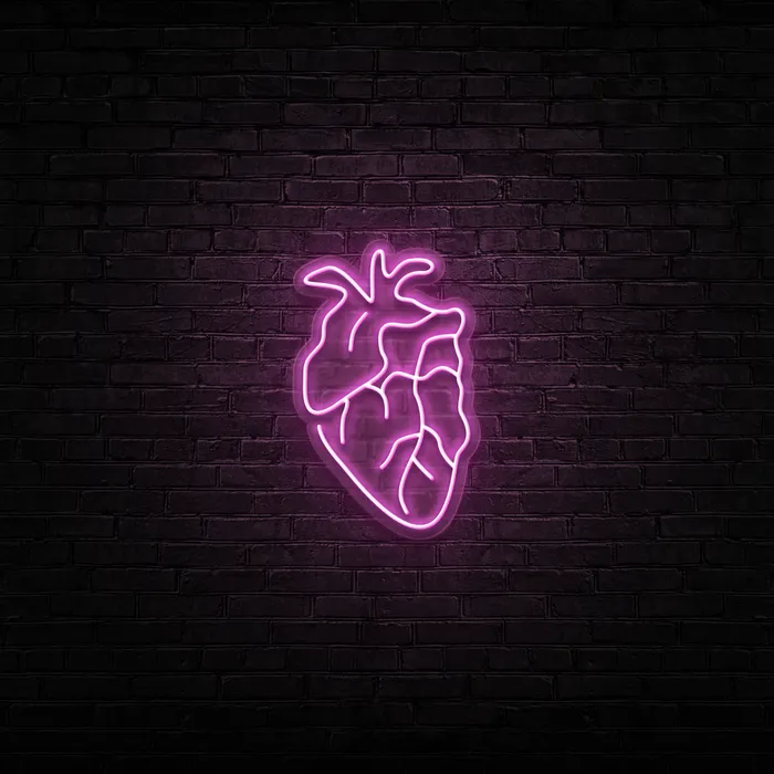 Human Heart   Neon Sign