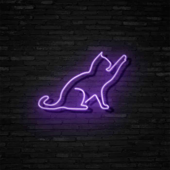 Cat   Neon Sign