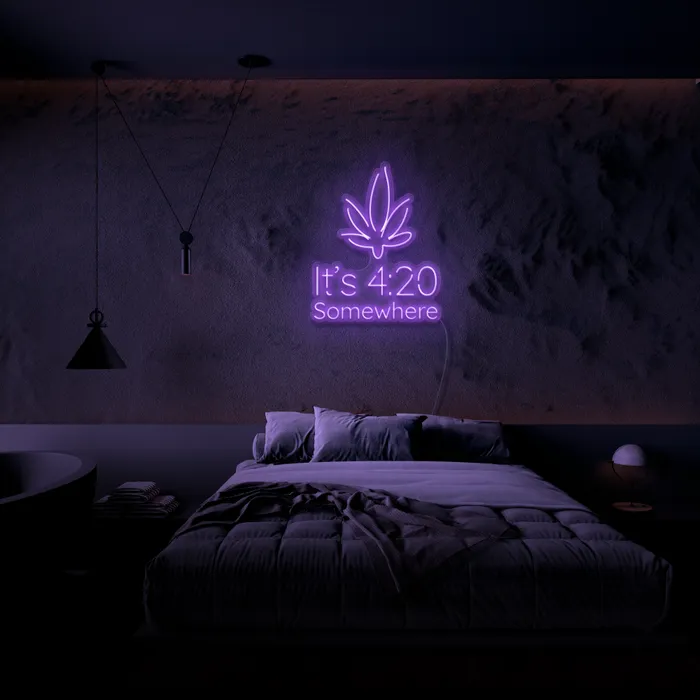 It’s 420 Somewhere   Neon Sign