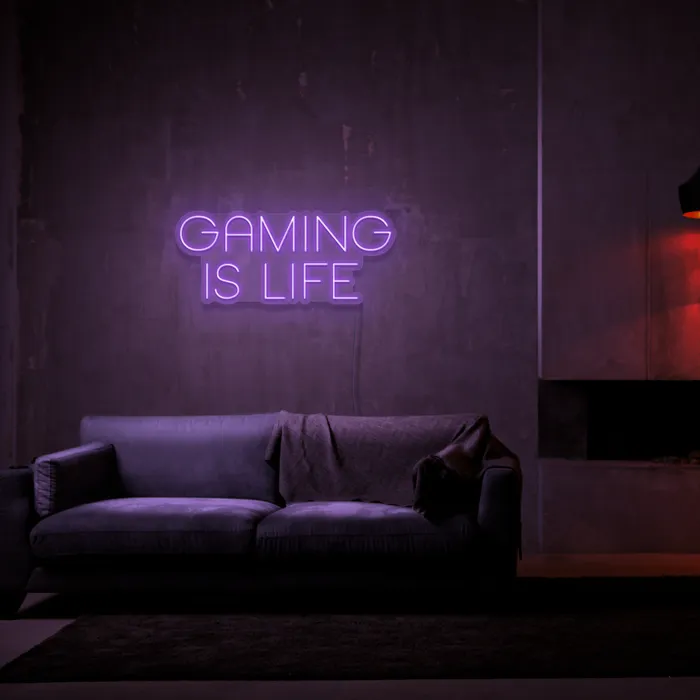 Gaming Is Life   Neon Sign