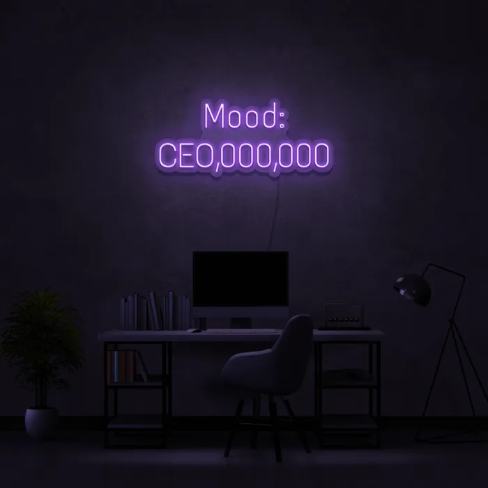 CEO Mood   Neon Sign