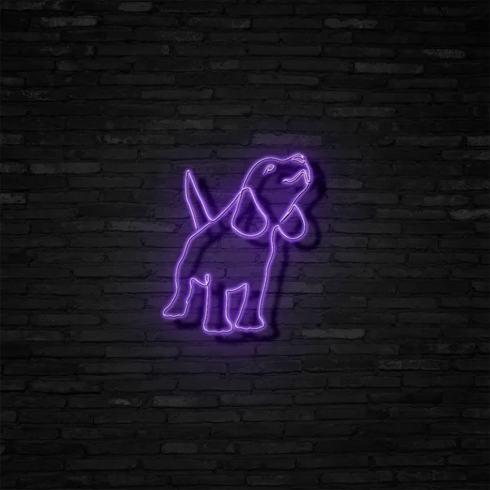 Beagle   Neon Sign